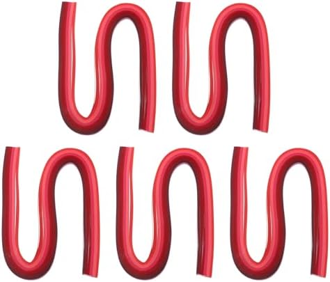 PATIKIL 600pcs Quilling Strips Paper 3/16"(5mm) 21" Origami Paper Quilling Strip for Art DIY Hand Craft Christmas, Red by PATIKIL