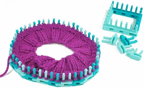 Authentic Knitting Board Flexee Loom Links Chunky, Large Gauge, for Bulky Yarn, 36 Links, 72 pegs - Image 5