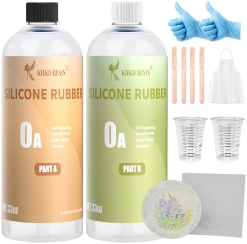 0A Silicone Mold Making Kit 66oz, Platinum Cure 4H Cure by KHKDRESIN