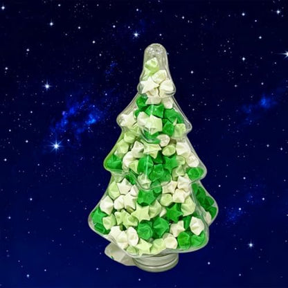 Origami Paper Stars, Colorful Handcraft Origami Lucky Star Paper DIY Paper Arts Creativity Hand Art Crafts(Green gradient 540 sheets) - Image 4