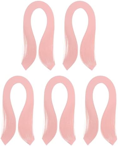 PATIKIL 600pcs Quilling Strips Paper 1/8"(3mm) 39cm Origami Paper Quilling Strip for Art DIY Hand Craft Christmas, Light Pink by PATIKIL