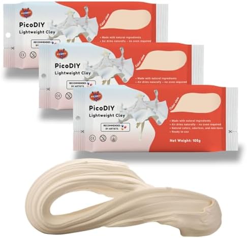 Air Dry Clay Lightweight, Flexible Modeling Clay for Adults Arts and Crafts by Unknown