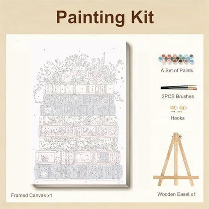 Gemozaic Book Framed Paint by Numbers Kit for Adults with Easel, 8x12 in - Image 7