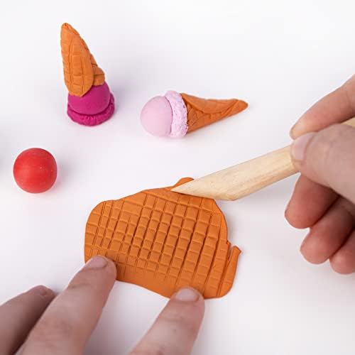 DAS Modelling Tools – 7-Piece Clay Modeling Tools Set - Beginner Clay Tools for All Artists - Versatile Wooden Tools for Shaping and Carving - Wooden Tools Ideal for Clay Projects - Image 2