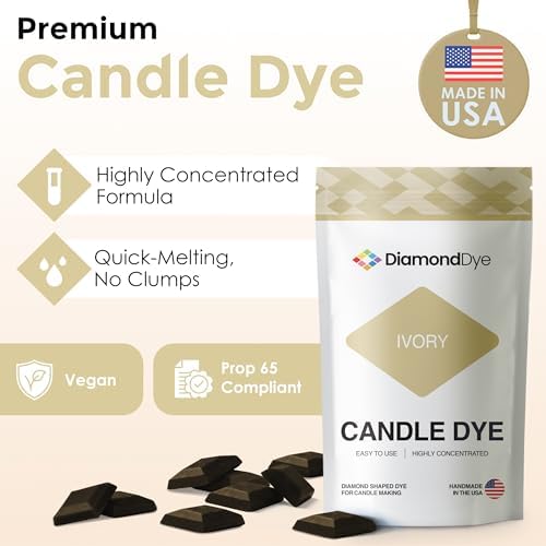 Ivory Candle Dye Chips, Soy & Paraffin Candle Making, 25 Pack - Image 2