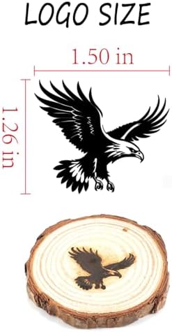 AIMOADO 1.5" Bald Eagle Branding Iron, for Wood Hats Leather BBQ & Steak - Image 2