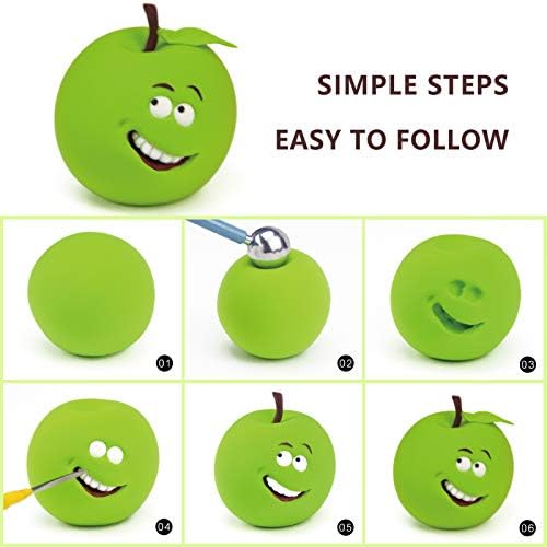 Cutedeer Green Air Dry Clay, 1.1lb Foam Modeling Clay, Soft Squishy Molding for Kids Adults, Arts & Crafts Project Slime Supplies(1.1lb - 1 Pack, Green) - Image 3