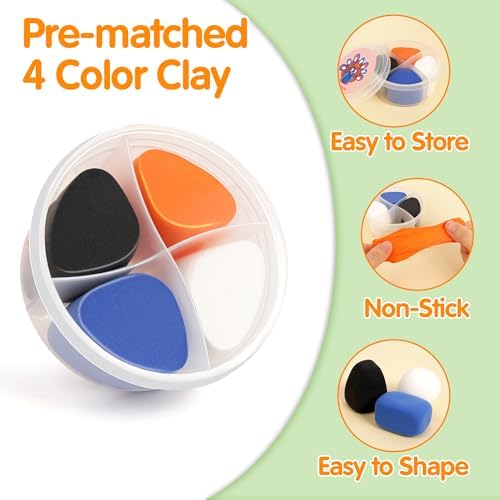 Helsort Air Dry Clay Kit for Kids, 12 Animals Modeling Clay Set, Kids Craft - Image 4