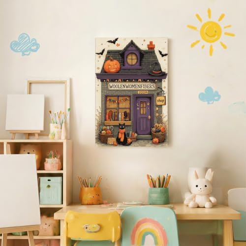 Spandrel Ghost Paint by Number Kits Floral for Adults, Halloween Paint by Number Kits on Canvas Daisy Flower, DIY Acrylic Oil Painting by Numbers Gitfs for Home Wall Decor, 8x12in - Image 3