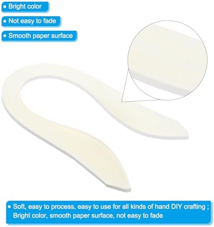 PATIKIL Quilling Strips Paper 600pcs 5mm 39cm Origami Paper Quilling Kits for Art DIY Craft Christmas, Apricot - Image 3