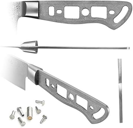 KATSURA Woodworking Project Kit –Paring Knife Blank – 3.25 Inch – Japanese Premium AUS 10, 3-Layer Forged Steel – Perfect for Woodworkers, Crafters – Classic Style Handle – NO LOGO - Image 7
