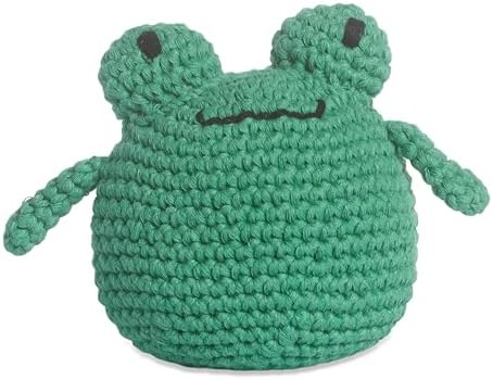 Red Heart Amigurumi Yarn Kit for Beginners, Franco The Frog - Image 3