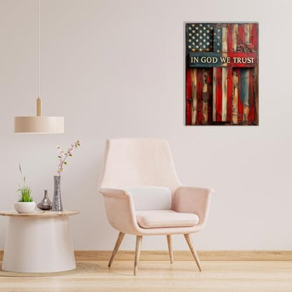 MAXBYE American Flag Framed Paint by Numbers Kits for Adults with Wooden Easel, Easy Adult Paint by Number Kits on Canvas, DIY Oil Paintings for Beginners Gift Home Wall Decor 10×14 Inch - Image 5
