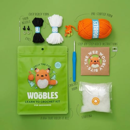 The Woobles Crochet Kit for Beginners (Felix the Fox) - Image 3