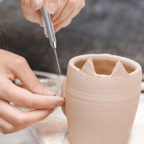 3 in 1 Clay Needle Tools Sculpting Ceramics Pottery Carving Tools for Model Clay Supplies, Ceramic & Pottery Tools Includes Sculpture Feather Pin Carving Knife Needle Texture Tools, LXLVOUEG - Image 5