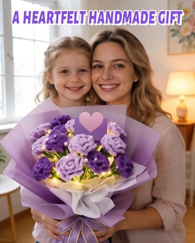 cyctravel 400 Pcs Pipe Cleaner Flower Kit, 5 Colors of Pipe Cleaners for DIY Flower Making Includes Greeting Cards, String Light, Manual, Pipe Cleaners Craft is Ideal for Holiday Gifts and Decorations - Image 5