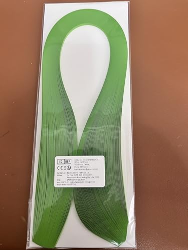 ODETOJOY Quilling Paper Strips 3mm Paper Quilling Set 120pcs Quilling Strips 1/8inch Single Color Star Origami Paper DIY Hand Crafts (Lawngreen) - Image 5