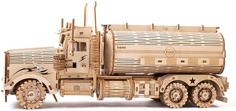 Fuel Tank Truck 3D Wooden Puzzle for Adults - Image 5