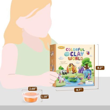 Drama Planet Air Dry Clay Kit for Kids, 26 Modeling Tutorials - Image 5