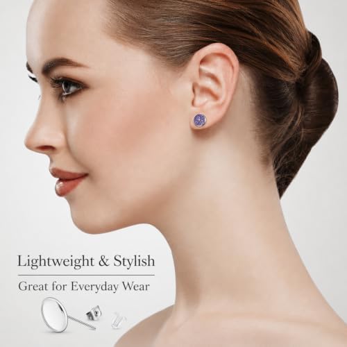 300 Pcs Earring Posts, Silver with Silver and Clear - Image 4