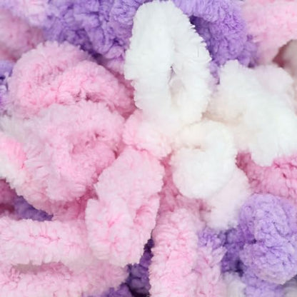 JubileeYarn Fun Finger Loops Yarn - Purple Pink White - Image 2