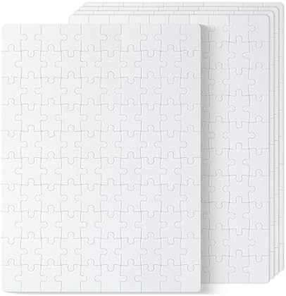 Mr. Pen- Blank Puzzle, 5 Pack, 100 Pieces/Pack, 10.6" x 14.2" by MrPen