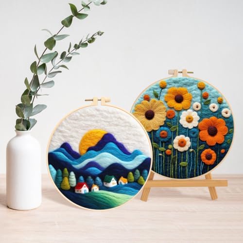 EUBUY Needle Felting Starter Kit, Painting Kit for Beginners Wool Felt Set - Image 7