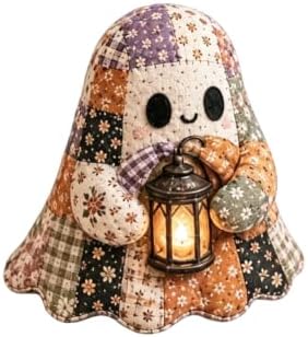 DHJJXQGX Ghost Patchwork DIY Sewing Kit for Halloween Crafts Decor Gift by Unknown