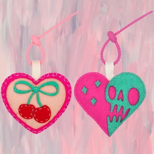 Mefatus Sewing Kit for Adults Keychain Making Kit Embroidery Crafts for Adults Beginners Bag Charms Includes Sewing Supplies - Image 7