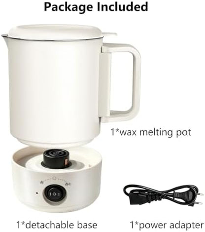 27 OZ Electric Wax Melter Pot Kit with Pour Spout for DIY Candle & Soap - Image 3