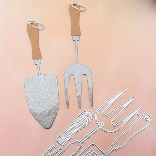Lapoo Tool Metal Cutting Die for Scrapbooking - Durable, Cut Stencils for DIY Scrapbook Photo Album Decorative Paper Card, Card Making Supplies, Embossing (Shovel Tools 4.9 x 2.7 in) - Image 4