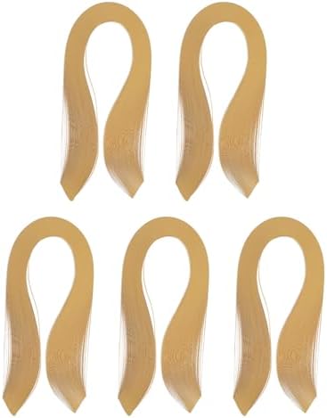 PATIKIL 600pcs Quilling Strips Paper 1/8"(3mm) 39cm Origami Paper Quilling Strip for Art DIY Hand Craft Christmas, Beige by PATIKIL