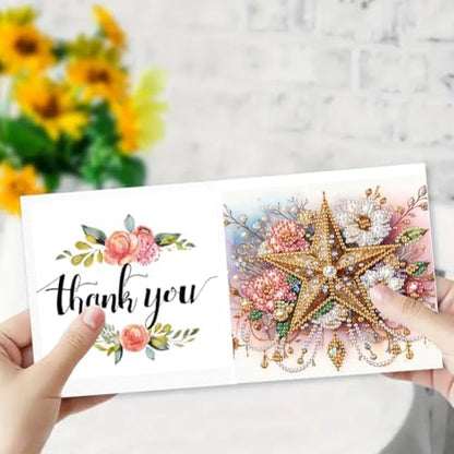 Diamond Art Cards with Envelopes–6PCS DIY Diamond Painting Greeting Cards Kit | Card Making Kit with Bling for Adults & Beginners | Birthday,Holiday & Thank You Cards (Belief) - Image 7