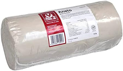 SIO-2 Aneto White Porcelain High Fire Pottery Clay, 11 lb (5 kg), Kiln-Fired Clay for Wheel-Throwing, Slab Building & Modeling - Create Pottery and Artwork, Ready-to-Use by Activa