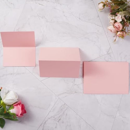 50 Pack Blank Folded Cardstock Cards, Pink, 4x6 - Image 4