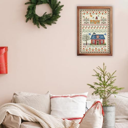 FREEBLOSS Cross Stitch Wall Hanging Kits Joy in The Journey 13.8 * 19.7inch - Image 7