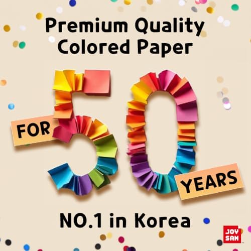 Origami Paper kit for Kids Ages 5-8 8-12, made in Korea, Double sided colored, 500 sheets, 50 Colors, 6x6 Square, DIY art craft projects, easy guide book, QR Video tutorial included - Image 2