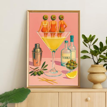 Camocin Framed Paint by Numbers Kit for Adults Beginners – Cocktail Girls - Image 6