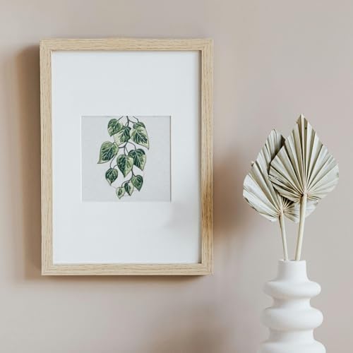 FONNUY Green Plants Embroidery Kit, Cross Stitch Kits for Beginners, Handmade Crafts with Printed Patterns for Beginner Adults, Easy to Follow Color Thread Needlework, 8'' Hoop (Drooping Leaves) - Image 3