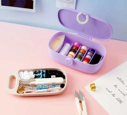 Mini Sewing Kit with Storage Box, 140pcs Complete Sewing Supplies - Image 2