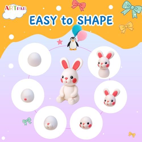 A‌RTPAR Air Dry Clay 156 Colors,Modeling Magic Clay for Kids Bulk Craft Kit - Image 5