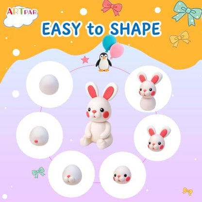 ARTPAR Air Dry Clay 66 Colors,Modeling Clay for Kids,DIY Molding Magic Clay - Image 6