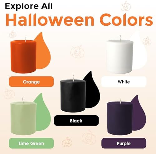 Halloween Candle Dye Chips, Soy & Paraffin Candle Making, 5 Colors - Image 6