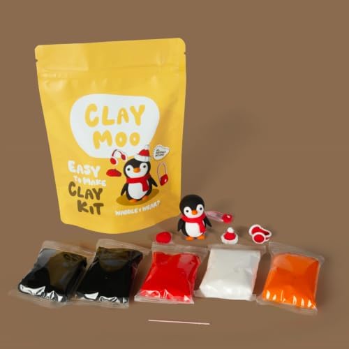 Penguin Clay Kit – Air Dry Foam Clay Craft for Adults & Teens - Image 4