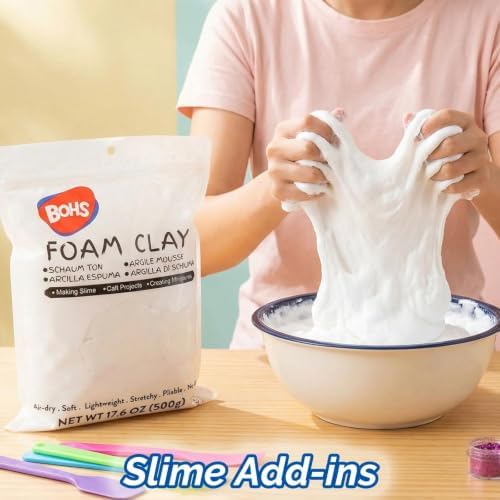 BOHS Foam Clay, White Air Dry Modeling Clay, 3.3 lb, 3-Pack - Image 5