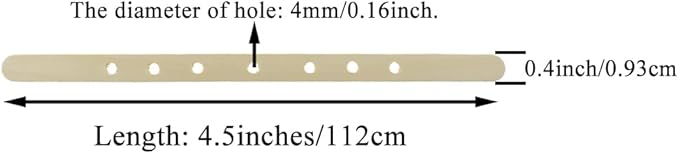 HAHIYO 50PCs 7-Hole Wood Candle Wick Holder Wooden Candle Wick Centering Device Wick Setter Candle Wick Centering Tool for DIY Candle Making Candle Making Supplies Accessories