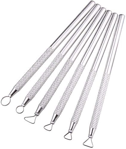 Zuoyou 6 Pcs Clay Pottery Sculpting ToolsSet Caving Craft Modelling Tools - Image 3