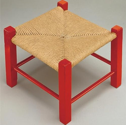 S&S Worldwide Unfinished Fiber Rush Stool, Unassembled by SSWorldwide