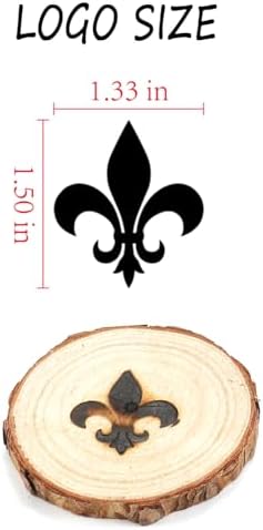 1.5" Fleur De Lis Branding Iron, for Wood Hats BBQ & Steak - Image 2
