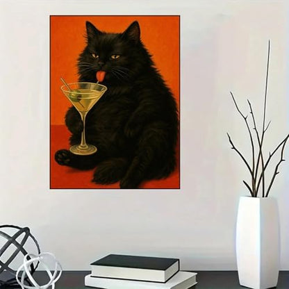 Lophomie Diamond Art Kits for Adults, 5D Cat Diamond Painting Kits 12x16 in - Image 3
